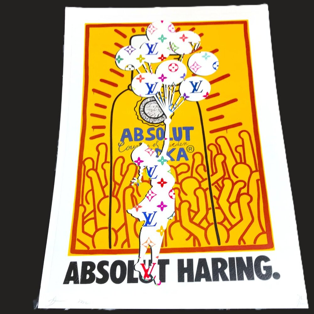 Death NYC - Louis Vuitton - Banksy - Absolut Keith Haring - Ltd Ed -Signed Print